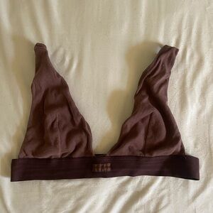 Skims Cotton Rib Bra